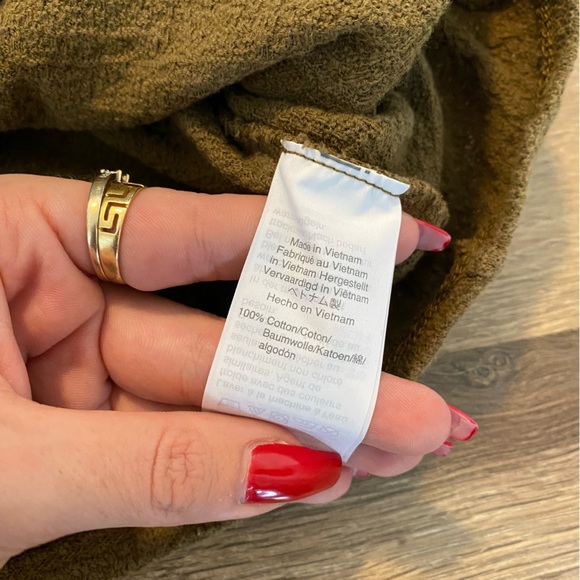 Madewell Green Side Tie T Shirt - Picture 6 of 6